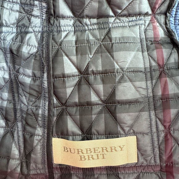 Burberry Quilted Navy Jacket - Picture 6 of 10